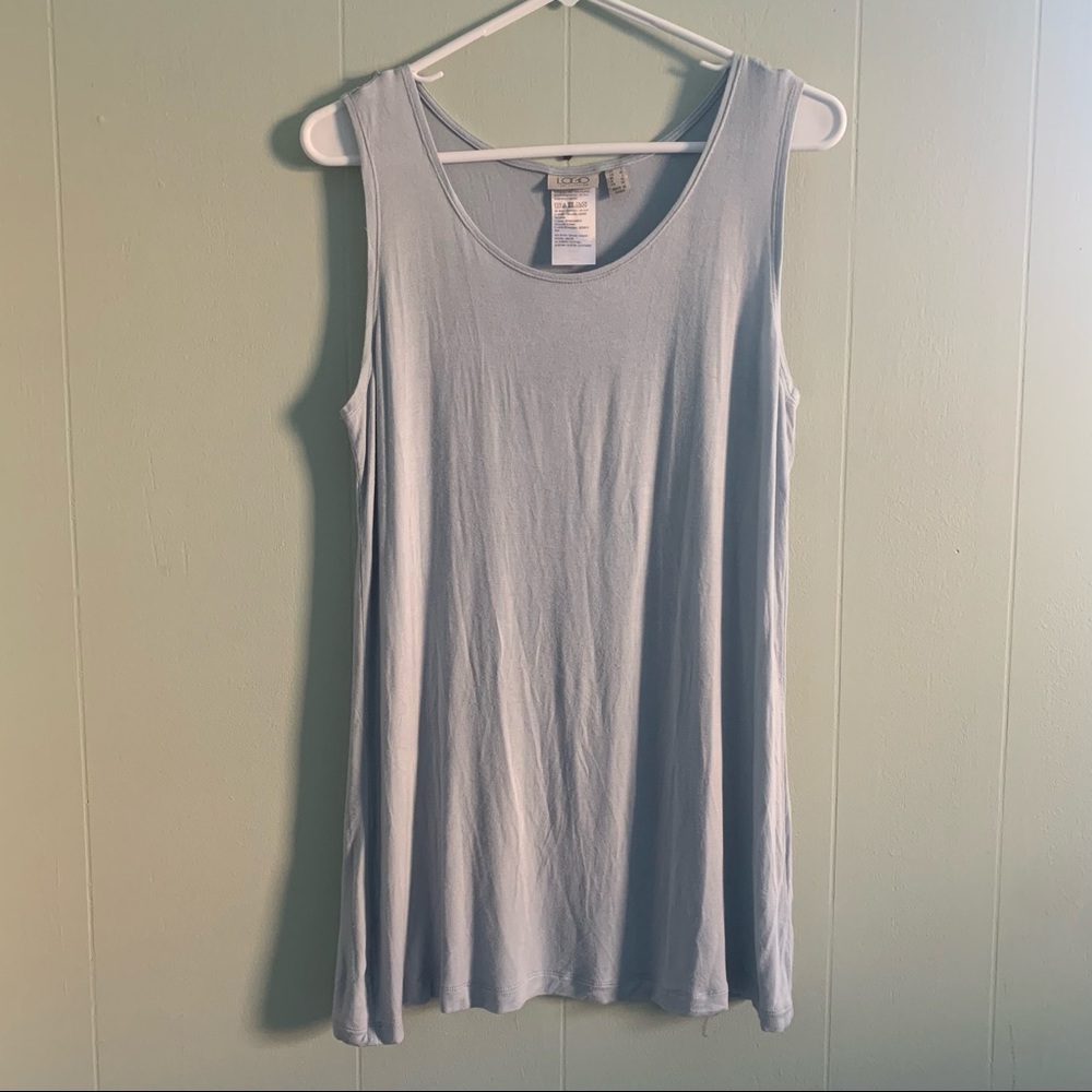 LOGO Lori Goldstein Tunic Tank Top